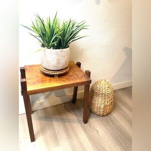 Brown Faux Floral Arrangement with Natural Textures